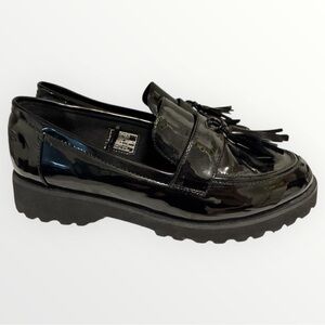 Jones New York Priscilla Black Patent Leather Loafers 9